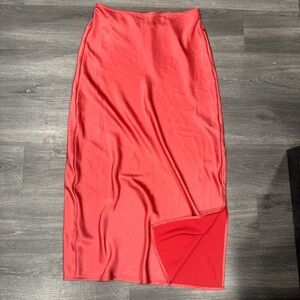 Old Navy Vibrant Red Pencil Skirt